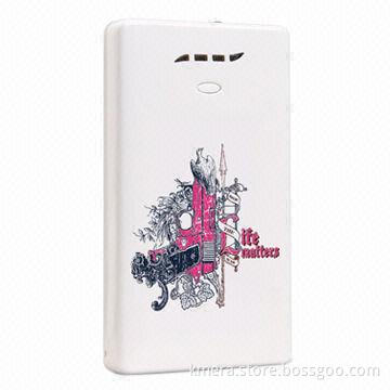 3800mAh Portable Power Bank, Fit for iPhone, iPad, iPod, Galaxy Tab, Mobile Phones, MP3, MP4